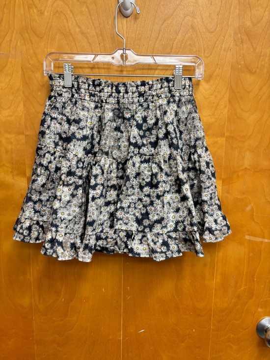 True Craft Dresses & Skirts - True Craft Navy Daisy Tiered Ruffle Mini Skirt